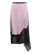 Lace Skirt.str Silk Patterned Helmut Lang