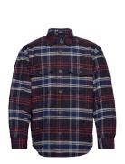 D2. Quilted Flannel Overshirt Navy GANT