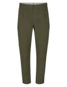 Akjulius Cotton Pleat Pant Khaki Anerkjendt