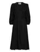 Josia Wrap Dress Black Minus