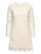 Crochet Dress Cream Mango