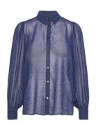 Baomd Print Shirt Blue Modström