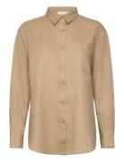 Linen Shirt Brown Rosemunde