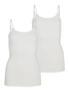 Visurface Strap Top New 2-Pack White Vila