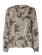 Paisley Blouse Green Kaffe