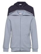 Sweat Jacket W. Hood Blue Minymo