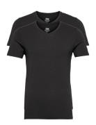 Jbs 2-Pack V-Neck Bamboo Black JBS