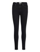 Slfsophia Mw Skinny Black Jeans U Noos Black Selected Femme