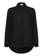 Vilucy Button L/S Shirt - Noos Black Vila