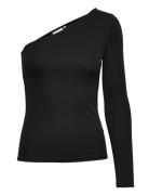 Q-Nova Shoulder Top Black Calvin Klein