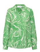 Slfsirine Ls Shirt B Green Selected Femme