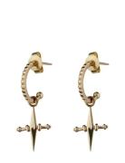 The Mini Cross Hoops-14K Gold Gold LUV AJ