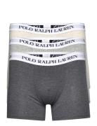 Stretch Cotton Boxer Brief 3-Pack Grey Polo Ralph Lauren Underwear