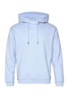 Hoody With Print Blue Tom Tailor