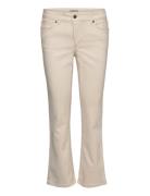 Max Flared Cropped Denim Cream HUNKYDORY