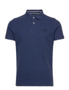 Classic Pique Polo Blue Superdry