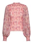 Hyssop Silke Blouse Pink Bruuns Bazaar