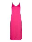 Viellette Singlet Satin Dress/Su - Noos Pink Vila