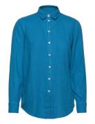 Karli Linen Shirt Blue MOS MOSH
