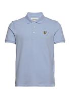 Plain Polo Shirt Blue Lyle & Scott