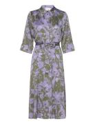 Mariamw Long Shirt Dress Purple My Essential Wardrobe