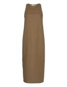 Rebekka Tank Dress G Gots Khaki Basic Apparel