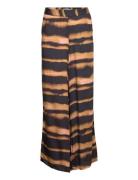 Gavia Wide Leg Pants Brown Minus