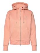 Reg Tonal Shield Zip Hoodie Orange GANT