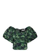 Omaiagz P Off Shoulder Top Green Gestuz