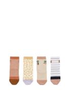 Silas Cotton Socks - 4 Pack Patterned Liewood