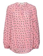 Dvf New Freddie Blouse Pink Diane Von Furstenberg