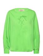 Yen Tie Blouse Green MOS MOSH