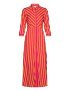 Yassavanna Long Shirt Dress S. Orange YAS