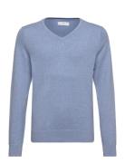 V-Neck Sweater Blue Mango