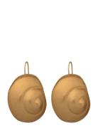 Metallic Shell Earrings Gold Mango