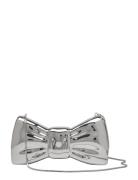 Clutch Bag With Bow Design Silver Mango