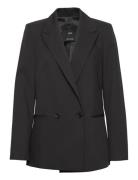 Double-Breasted Blazer Black Mango