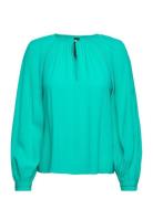 Raglan-Sleeve Blouse Blue Mango