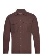 Jjeeddie Overshirt Ls Noos Brown Jack & J S