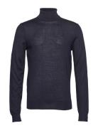 Cfkonrad Merino Roll Neck Knit Blue Casual Friday