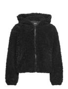 Onlellie Sherpa Hooded Jacket Cc Otw Black ONLY