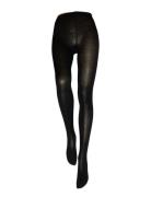 Wool/Silk Tights Black Mp Denmark