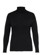 Carvenice Life Ls Roll Pullover Noos Black ONLY Carmakoma