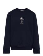 Sweatshirt With Back Print Navy Tom Tailor