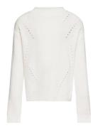 Knit Cotton Sweater White Mango