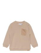 Nbmnash Ls Sweat Bru Beige Name It