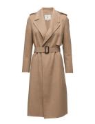 Slftana Ls Handmade Coat B Brown Selected Femme