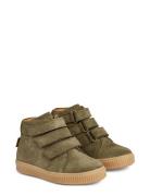 Gerd Tex Velcro Bootie Khaki Wheat