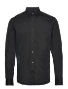 Onsemil Ls Stretch Shirt Black ONLY & SONS