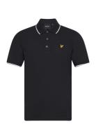 Tipped Polo Shirt Black Lyle & Scott